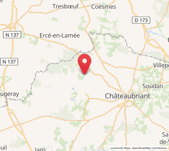 Map of Ruffigné, Pays de la Loire