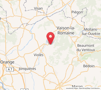 Map of Sablet, Provence-Alpes-Côte d'Azur
