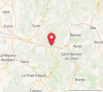 Map of Saillans, Auvergne-Rhône-Alpes