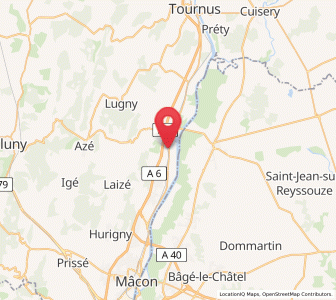 Map of Saint-Albain, Bourgogne-Franche-Comté