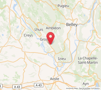 Map of Saint-Benoît, Auvergne-Rhône-Alpes