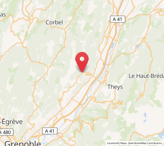 Map of Saint-Bernard, Auvergne-Rhône-Alpes