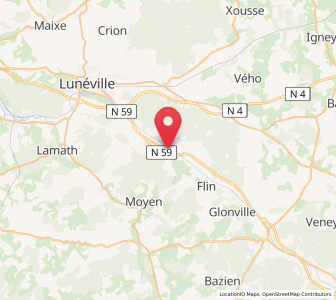 Map of Saint-Clément, Grand Est