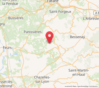 Map of Saint-Clément-les-Places, Auvergne-Rhône-Alpes