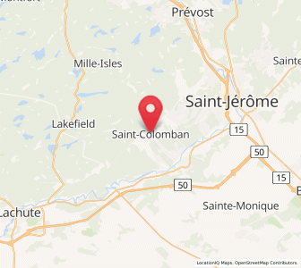 Map of Saint-Colomban, Pays de la Loire