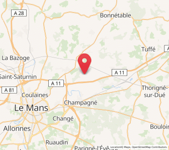 Map of Saint-Corneille, Pays de la Loire