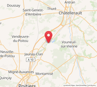 Map of Saint-Cyr, Nouvelle-Aquitaine