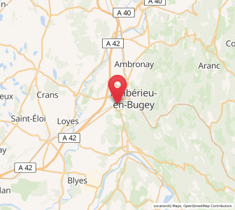 Map of Saint-Denis-en-Bugey, Auvergne-Rhône-Alpes