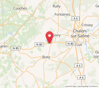 Map of Saint-Désert, Bourgogne-Franche-Comté