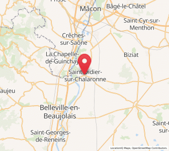 Map of Saint-Didier-sur-Chalaronne, Auvergne-Rhône-Alpes