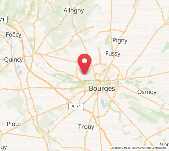 Map of Saint-Doulchard, Centre