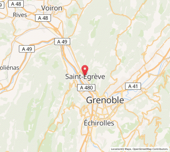 Map of Saint-Égrève, Auvergne-Rhône-Alpes