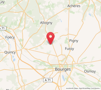 Map of Saint-Éloy-de-Gy, Centre