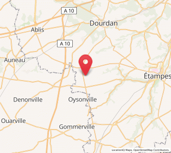 Map of Saint-Escobille, Île-de-France