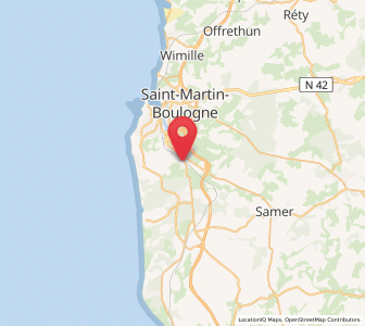 Map of Saint-Étienne-au-Mont, Hauts-de-France