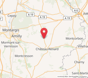 Map of Saint-Firmin-des-Bois, Centre