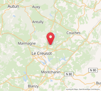 Map of Saint-Firmin, Bourgogne-Franche-Comté