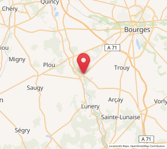 Map of Saint-Florent-sur-Cher, Centre
