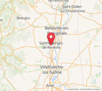 Map of Saint-Georges-de-Reneins, Auvergne-Rhône-Alpes