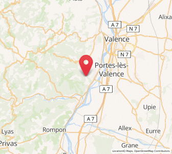 Map of Saint-Georges-les-Bains, Auvergne-Rhône-Alpes