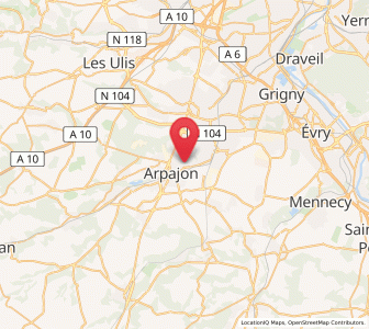 Map of Saint-Germain-lès-Arpajon, Île-de-France