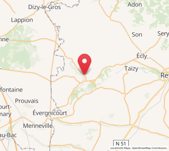 Map of Saint-Germainmont, Grand Est
