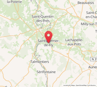 Map of Saint-Germer-de-Fly, Hauts-de-France