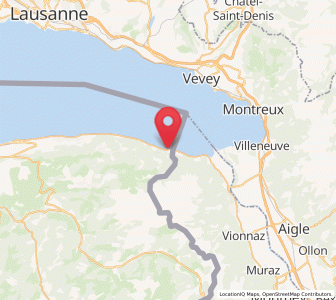 Map of Saint-Gingolph, Auvergne-Rhône-Alpes