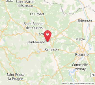 Map of Saint-Haon-le-Vieux, Auvergne-Rhône-Alpes