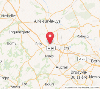 Map of Saint-Hilaire-Cottes, Hauts-de-France