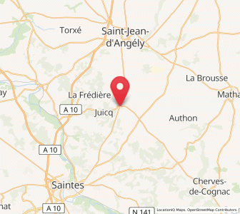 Map of Saint-Hilaire-de-Villefranche, Nouvelle-Aquitaine
