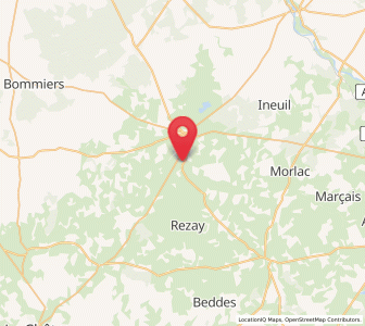 Map of Saint-Hilaire-en-Lignières, Centre