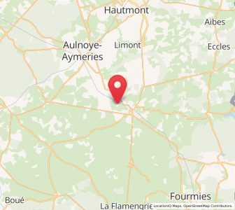 Map of Saint-Hilaire-sur-Helpe, Hauts-de-France