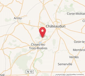 Map of Saint-Hilaire-sur-Yerre, Centre