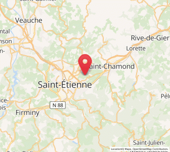 Map of Saint-Jean-Bonnefonds, Auvergne-Rhône-Alpes