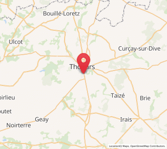 Map of Saint-Jean-de-Thouars, Nouvelle-Aquitaine