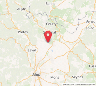 Map of Saint-Jean-de-Valériscle, Occitanie