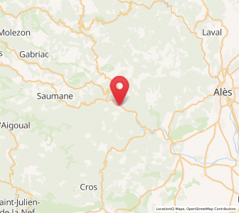 Map of Saint-Jean-du-Gard, Occitanie