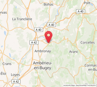 Map of Saint-Jean-le-Vieux, Auvergne-Rhône-Alpes