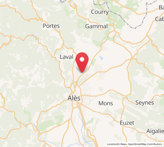 Map of Saint-Julien-les-Rosiers, Occitanie