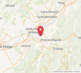 Map of Saint-Just-de-Claix, Auvergne-Rhône-Alpes