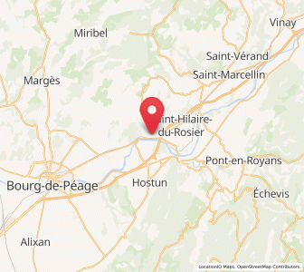 Map of Saint-Lattier, Auvergne-Rhône-Alpes