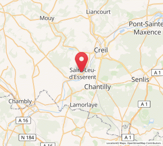 Map of Saint-Leu-d'Esserent, Hauts-de-France