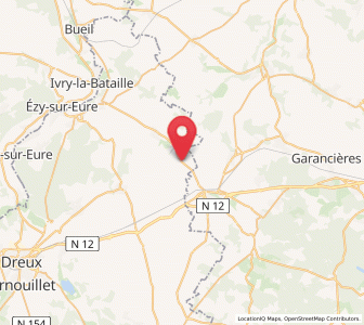 Map of Saint-Lubin-de-la-Haye, Centre