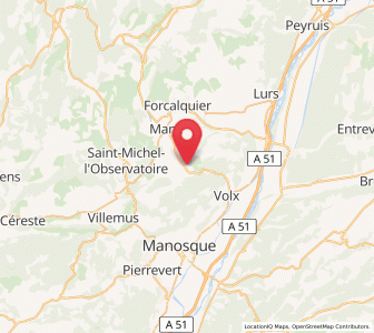Map of Saint-Maime, Provence-Alpes-Côte d'Azur