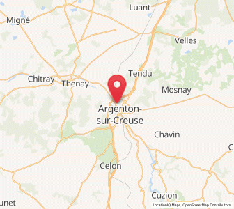 Map of Saint-Marcel, Centre
