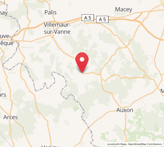 Map of Saint-Mards-en-Othe, Grand Est