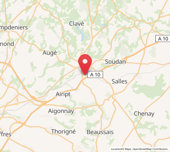 Map of Saint-Martin-de-Saint-Maixent, Nouvelle-Aquitaine