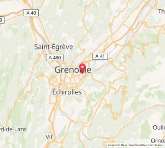 Map of Saint-Martin-d’Hères, Auvergne-Rhône-Alpes