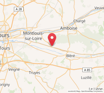 Map of Saint-Martin-le-Beau, Centre